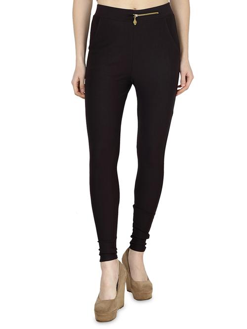 high rise solid jeggings - 16925823 - Standard Image - 1