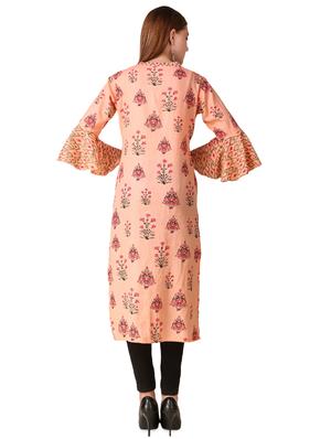 floral straight kurta - 16928212 - Standard Image - 3