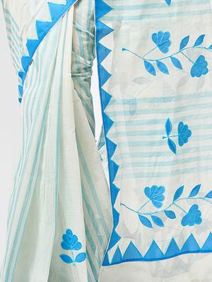 self design woven saree - 16929238 - Standard Image - 3