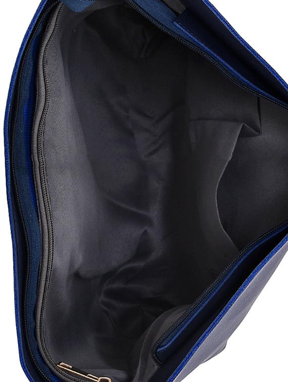 blue leatherette (pu) combo sling bag - 16929661 - Zoom Image - 3