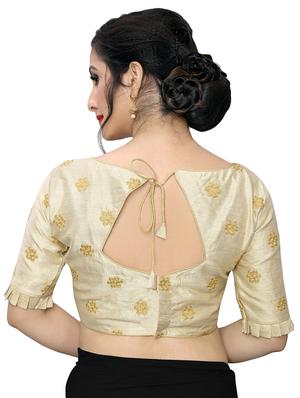 back detail embroidered blouse - 16933905 - Standard Image - 3