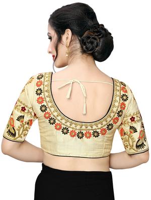 back detail embroidered blouse - 16933917 - Standard Image - 3
