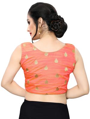 zipper detail embroidered blouse - 16933945 - Standard Image - 3