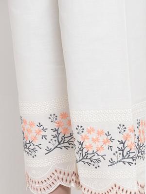 mid rise embroidered palazzo - 16935515 - Standard Image - 6