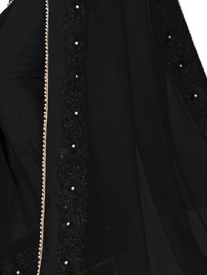 solid bordered saree with blouse - 16936042 - Standard Image - 3