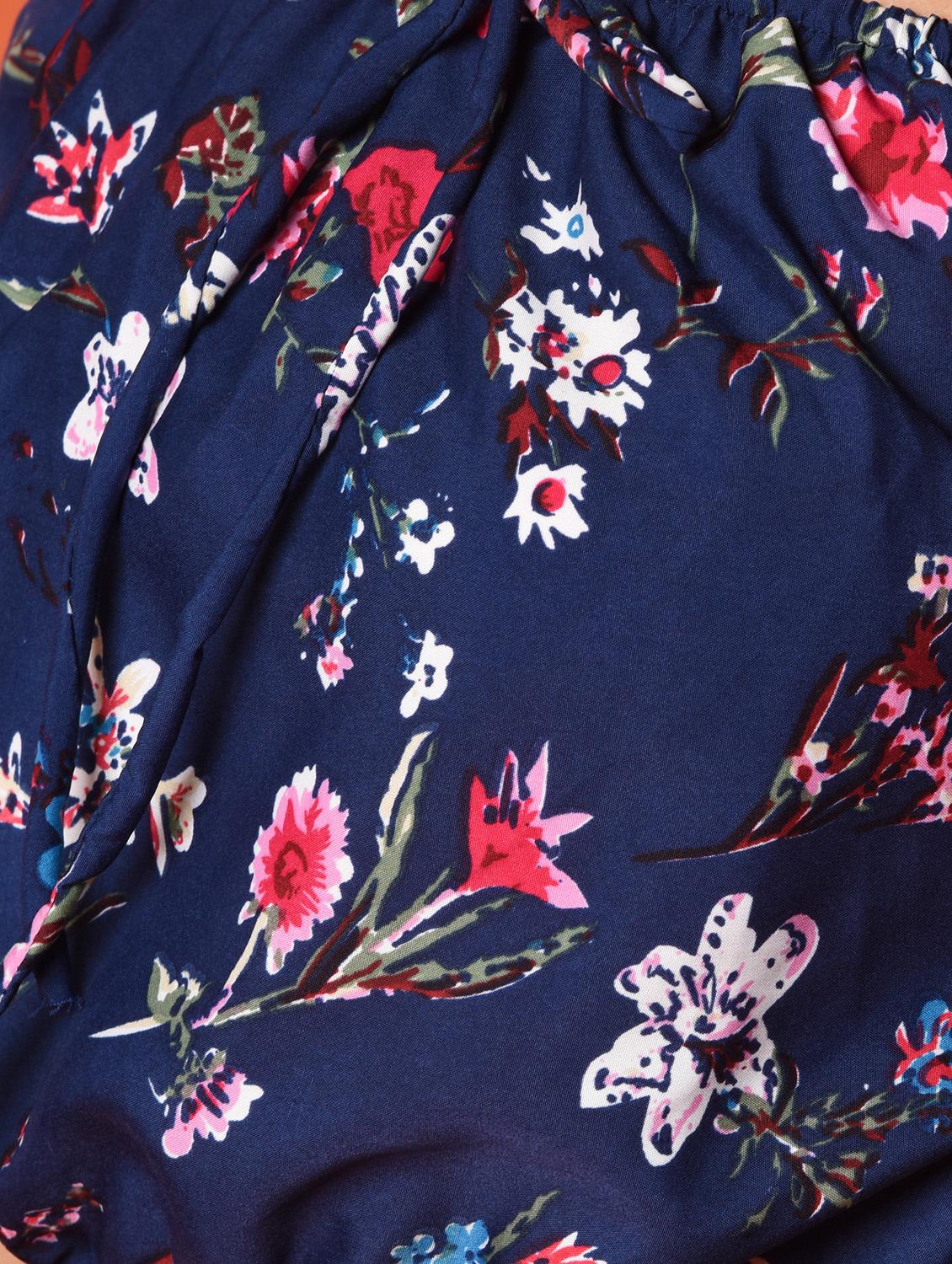 off shoulder floral blouson crop top - 16936311 - Zoom Image - 6