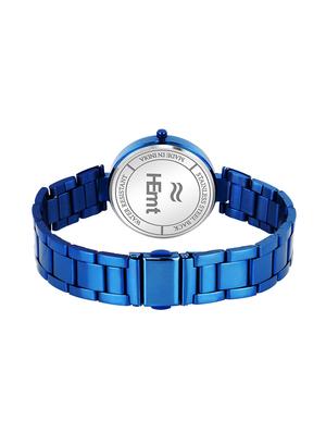 hemt date and day dial blue analogue watches for women-hm-lr25-blu-ch - 16936407 - Standard Image - 3