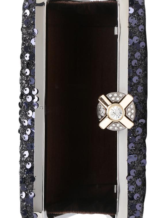 black metal box clutch - 16938765 - Zoom Image - 3