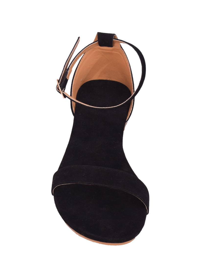 black ankle strap sandals - 16938851 - Zoom Image - 3
