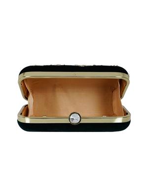green velvet box clutch - 16939282 - Standard Image - 3