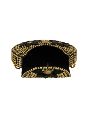 gold metal box clutch - 16939316 - Standard Image - 3