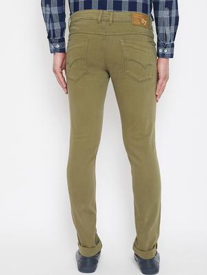 green plain denim jeans - 16941116 - Standard Image - 3