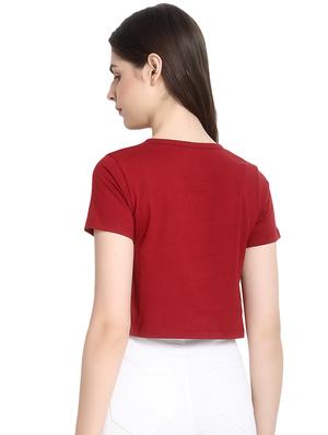 round neck crop tee - 16943880 - Standard Image - 3