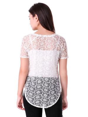 floral laced high-low top - 16943986 - Standard Image - 3