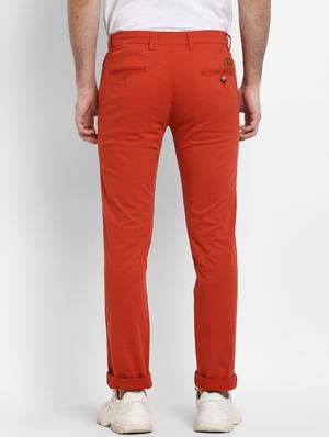 red solid chinos - 16946085 - Standard Image - 3