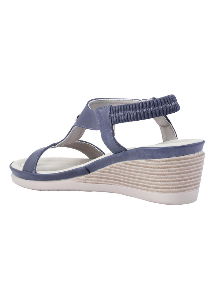 navy back strap wedges - 16947187 - Zoom Image - 3