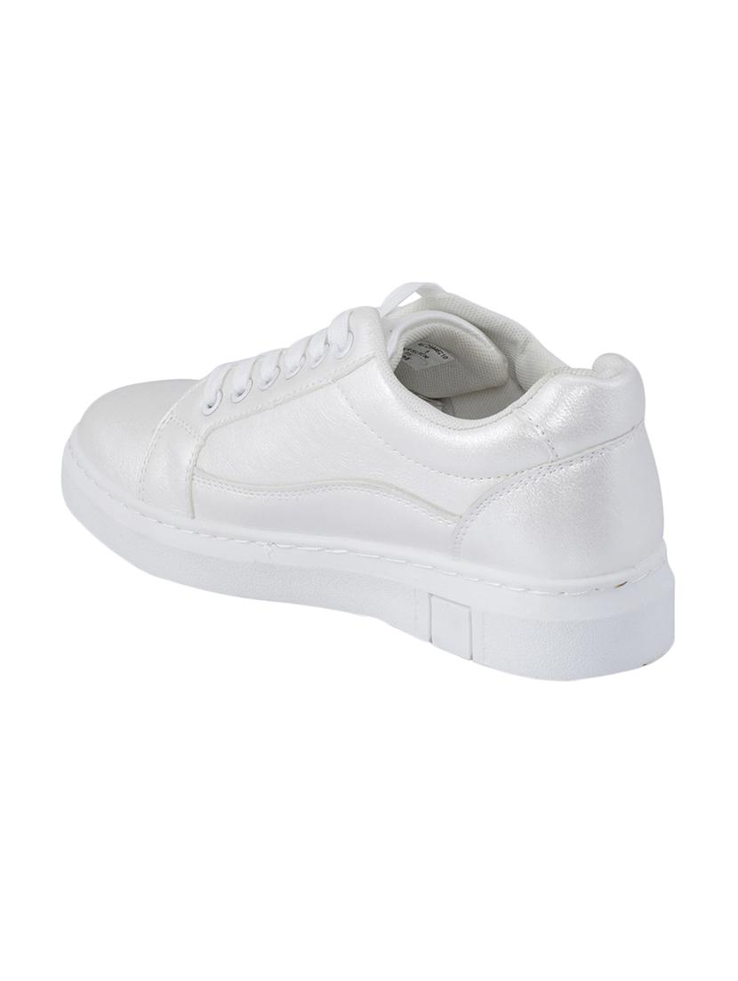 white lace up sneakers - 16947227 - Zoom Image - 3