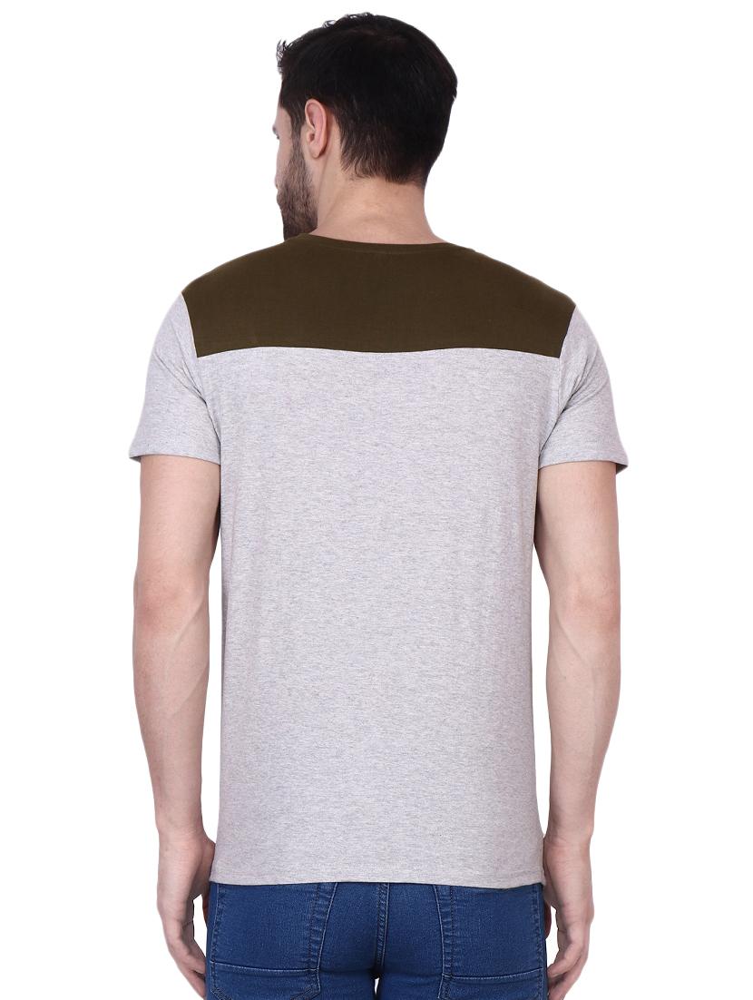 grey printed cut & sew t-shirt - 16949689 - Zoom Image - 3