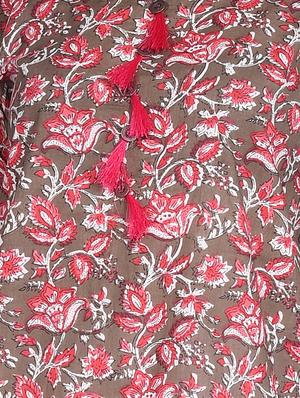 kalamkari straight kurta - 16950617 - Standard Image - 3