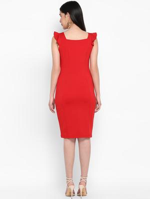sweetheart neck bodycon dress - 16953030 - Standard Image - 3