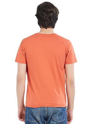 orange cut & sew pocket t-shirt - 16953399 - Standard Image - 3