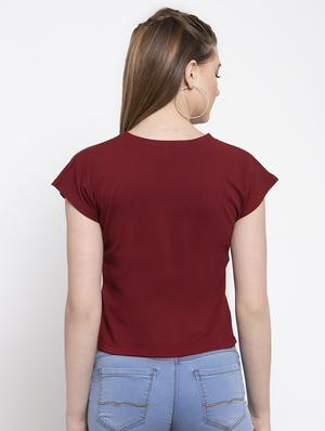 round neck crop tee - 16955900 - Standard Image - 3