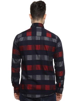 multi colored checkered casual shirt - 16958338 - Standard Image - 3