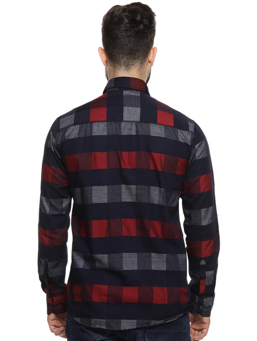 multi colored checkered casual shirt - 16958338 - Zoom Image - 3