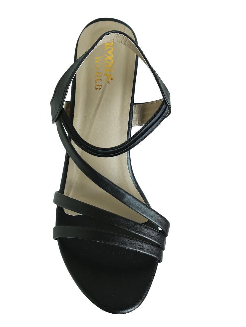 black back strap sandals - 16960765 - Zoom Image - 3