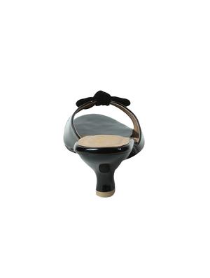black slip on sandals - 16960908 - Standard Image - 3