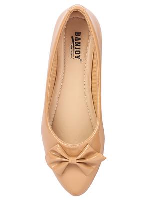 beige slip on ballerinas - 16962166 - Standard Image - 3