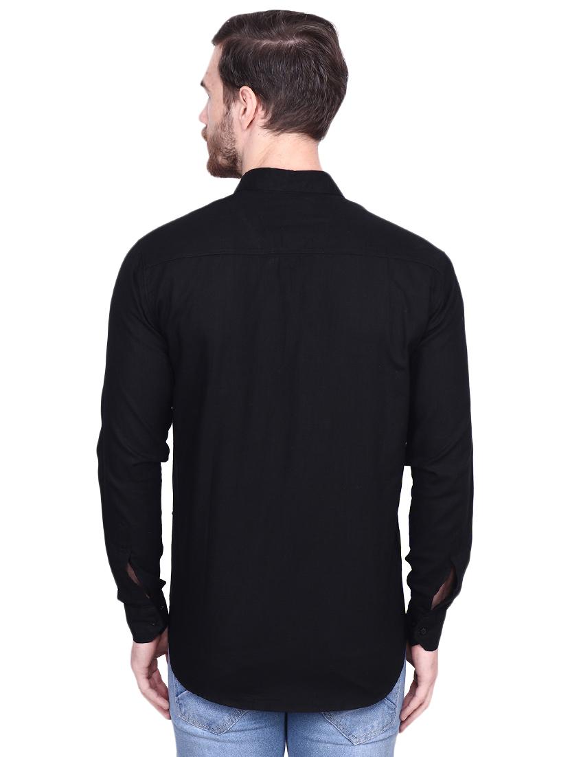 black taped casual shirt - 16962351 - Zoom Image - 3