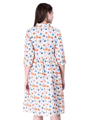 gathered detail quirky fit & flare dress - 16970452 - Standard Image - 3