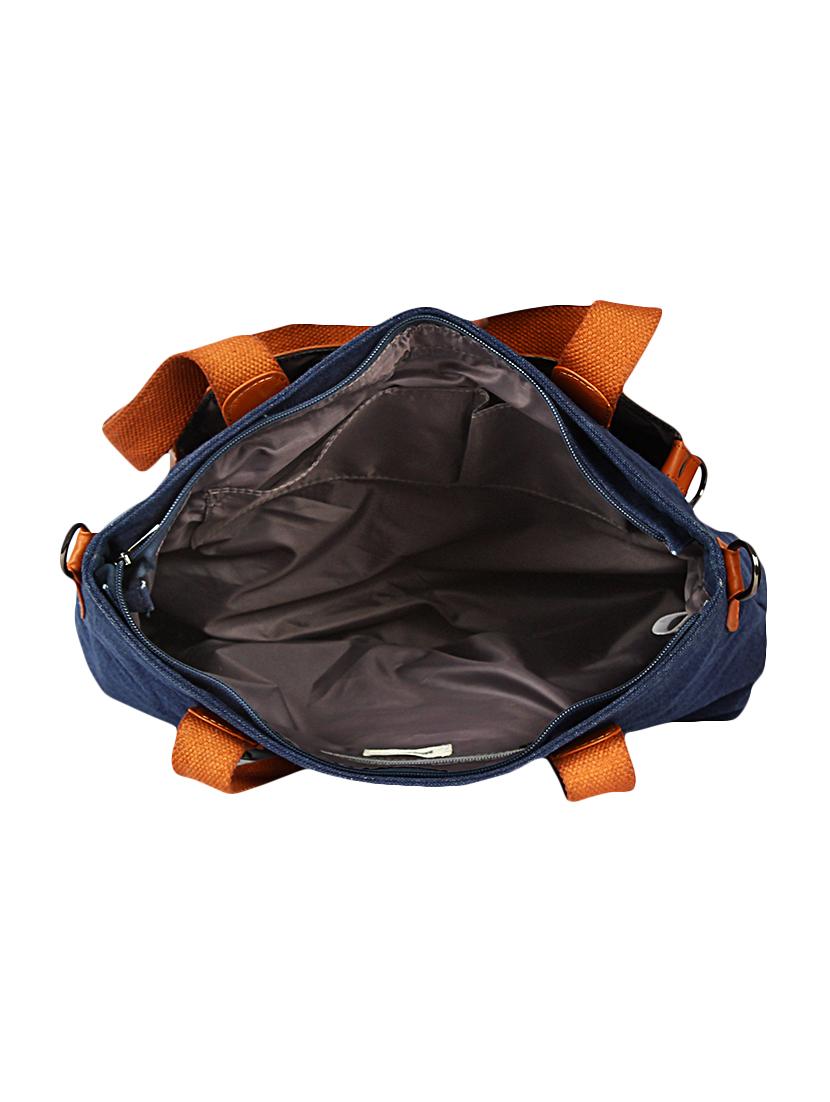 multi colored canvas regular handbag - 16972095 - Zoom Image - 3
