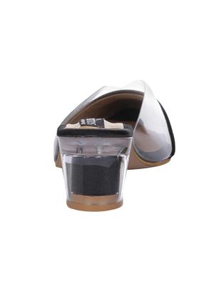 black suede slip on sandals - 16973752 - Standard Image - 3