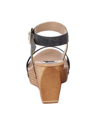 black ankle strap wedge - 16973761 - Standard Image - 3