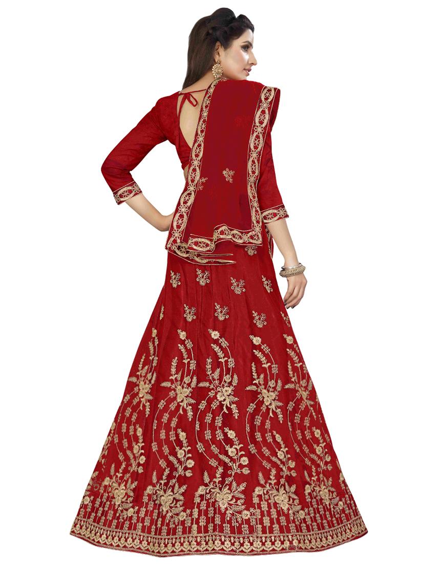 embroidered panelled lehenga - 16975787 - Zoom Image - 3