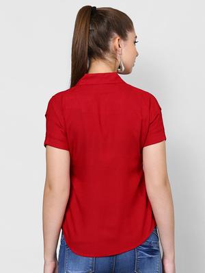 short sleeved solid shirt - 16975966 - Standard Image - 3