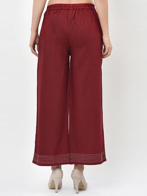 tie front straight palazzo - 16979667 - Standard Image - 3