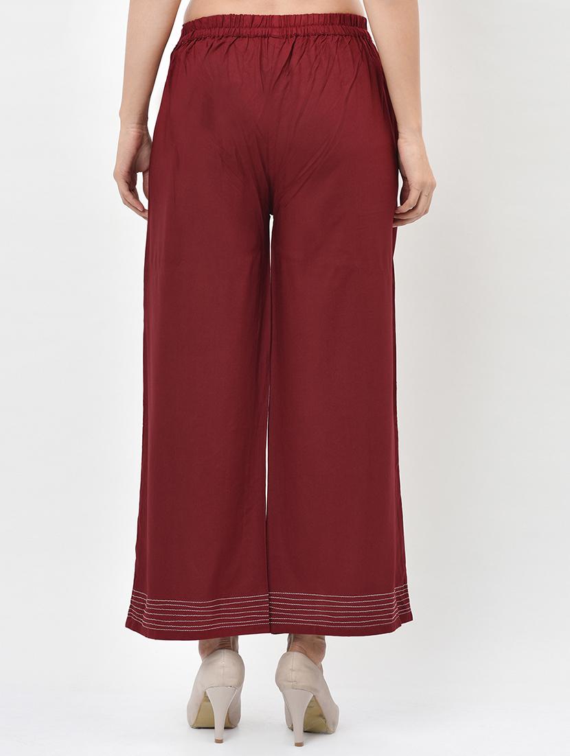 tie front straight palazzo - 16979667 - Zoom Image - 3