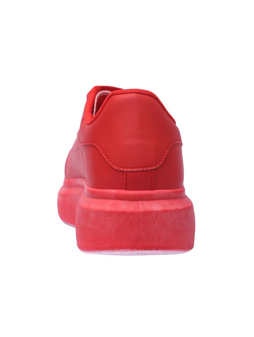 red lace-up casual shoes - 16980546 - Zoom Image - 3
