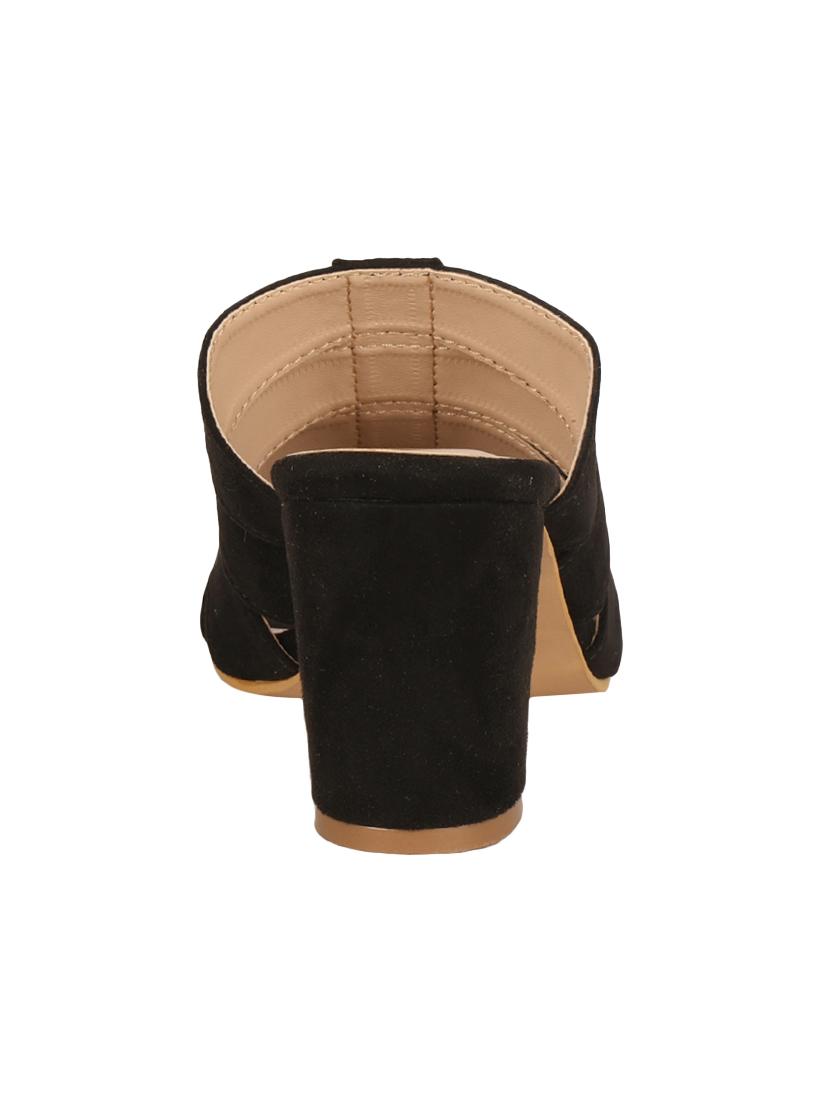 black slip on sandals - 16980955 - Zoom Image - 3