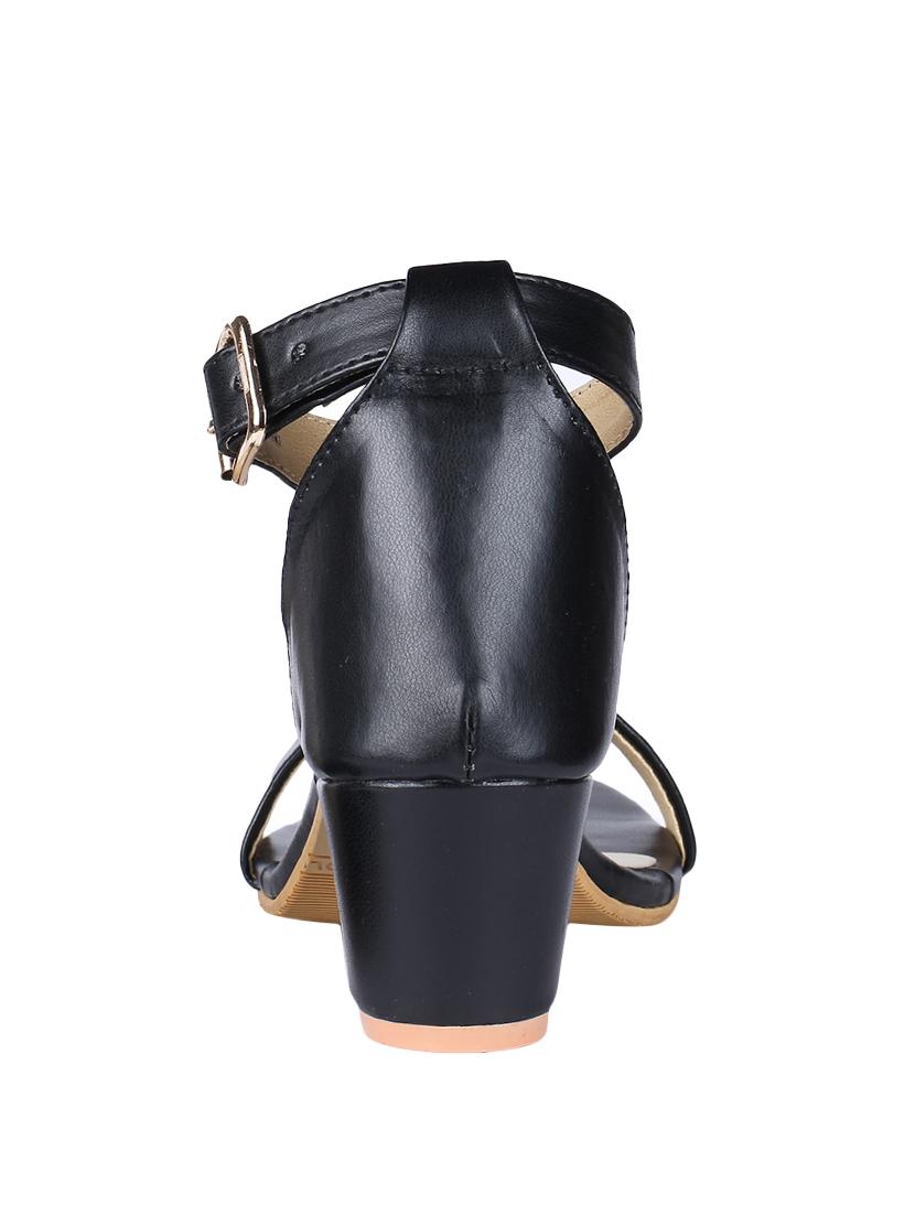 black ankle strap sandals - 16981357 - Zoom Image - 3