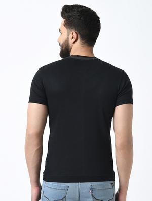 black solid t-shirt - 16981729 - Standard Image - 3