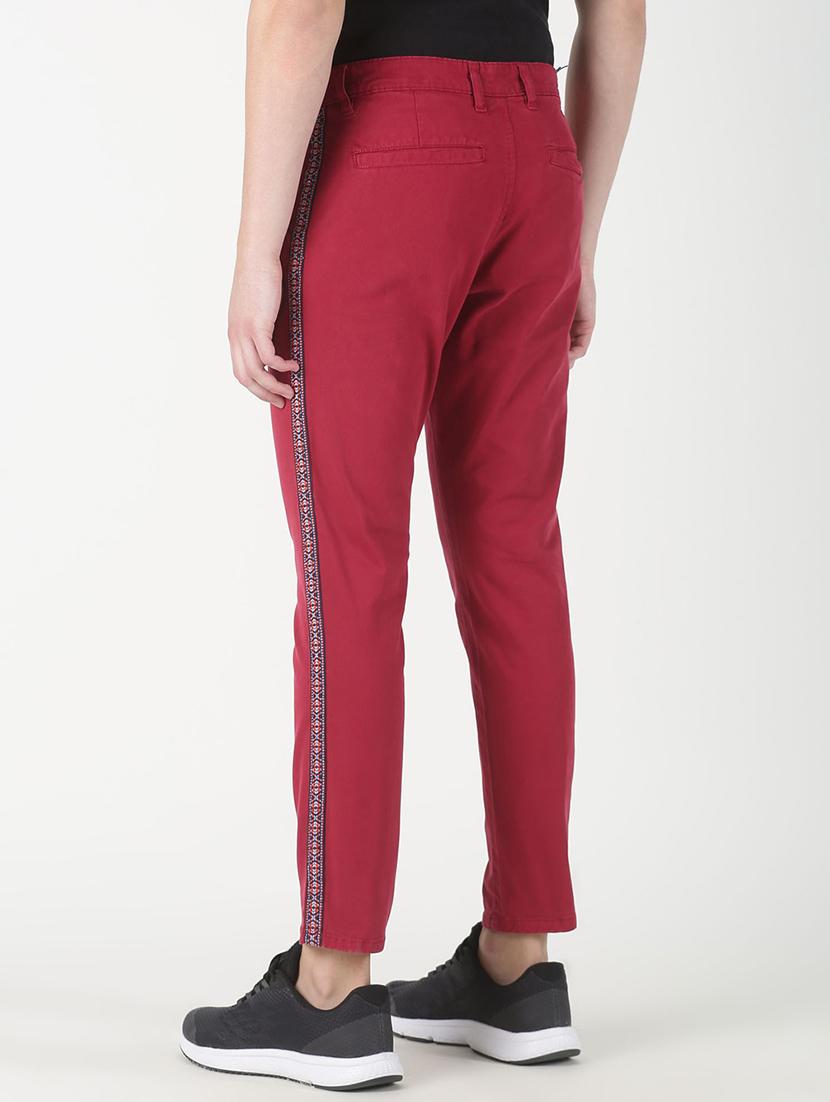 red side taped chinos - 16983018 - Zoom Image - 3