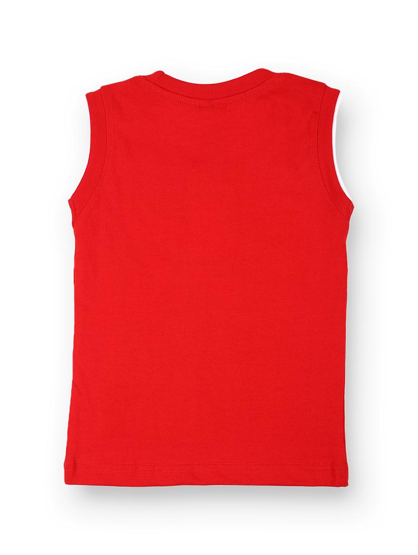 red cotton shorts set twin sets & dungree - 16983892 - Zoom Image - 3