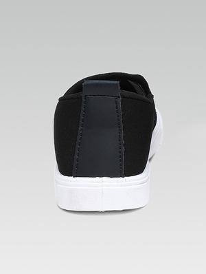 black slip on shoes - 16985538 - Standard Image - 3