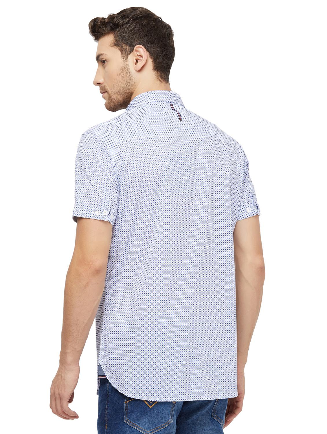 white printed casual shirt - 16987776 - Zoom Image - 3