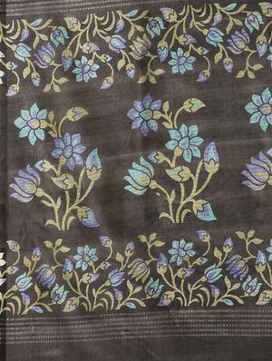 floral bhagalpuri saree with blouse - 16988410 - Standard Image - 3