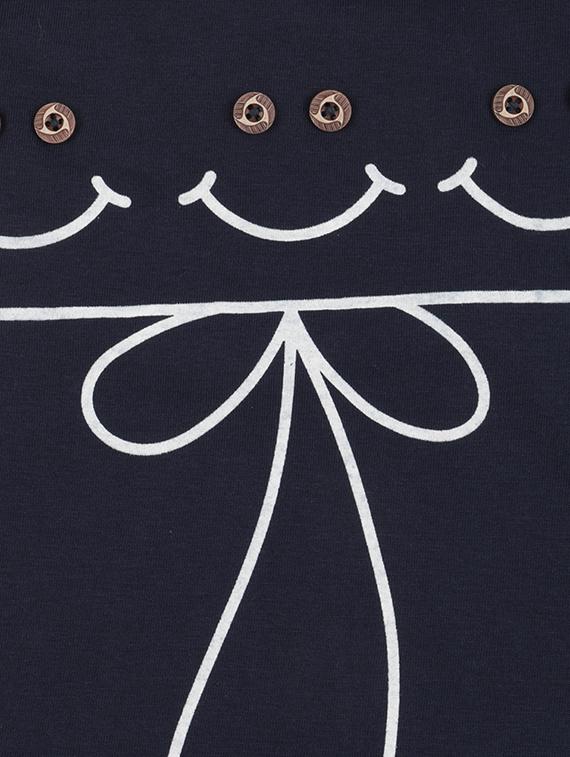 blue cotton regular top - 16988931 - Zoom Image - 3